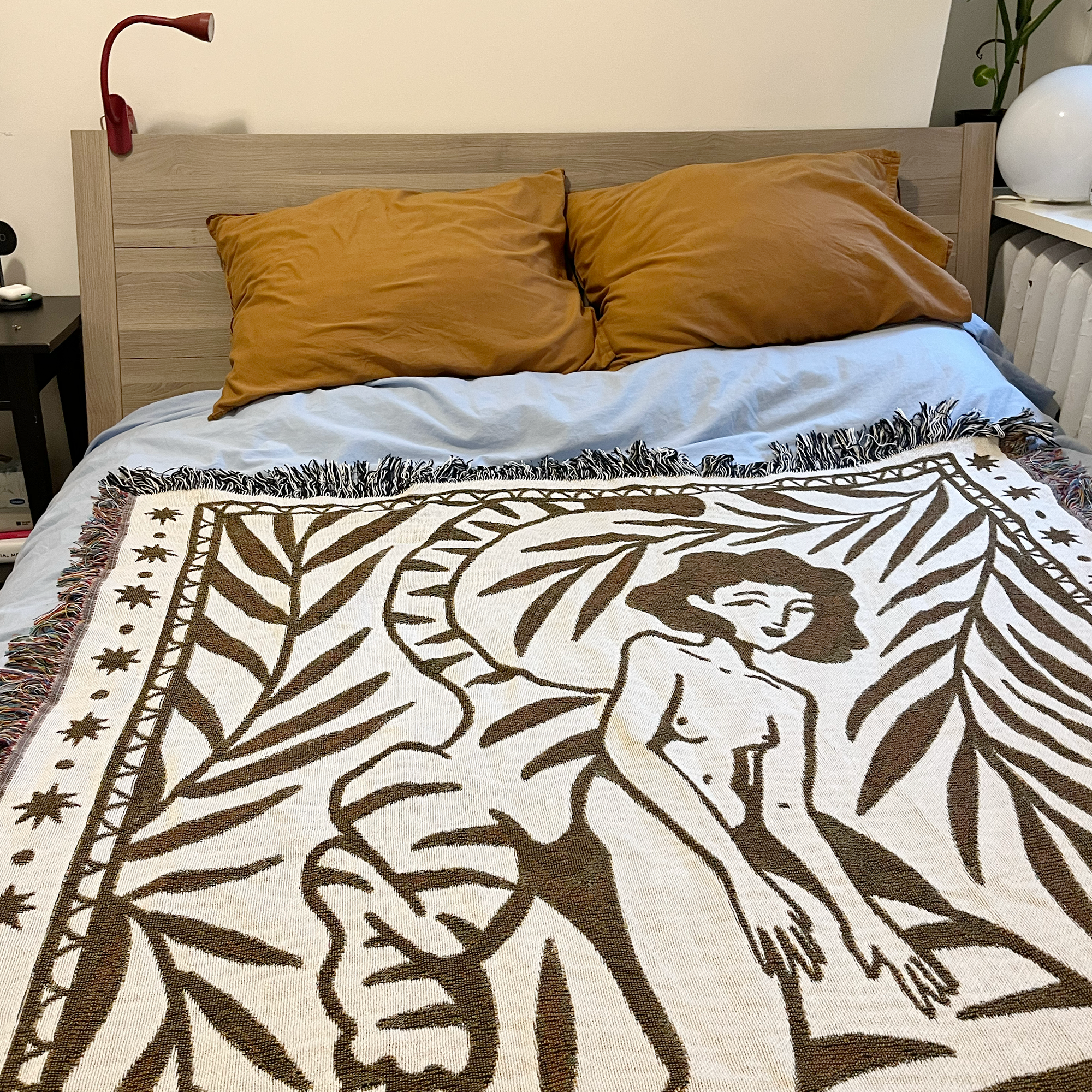 tiger girl blanket
