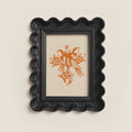 blackbirds art print - orange