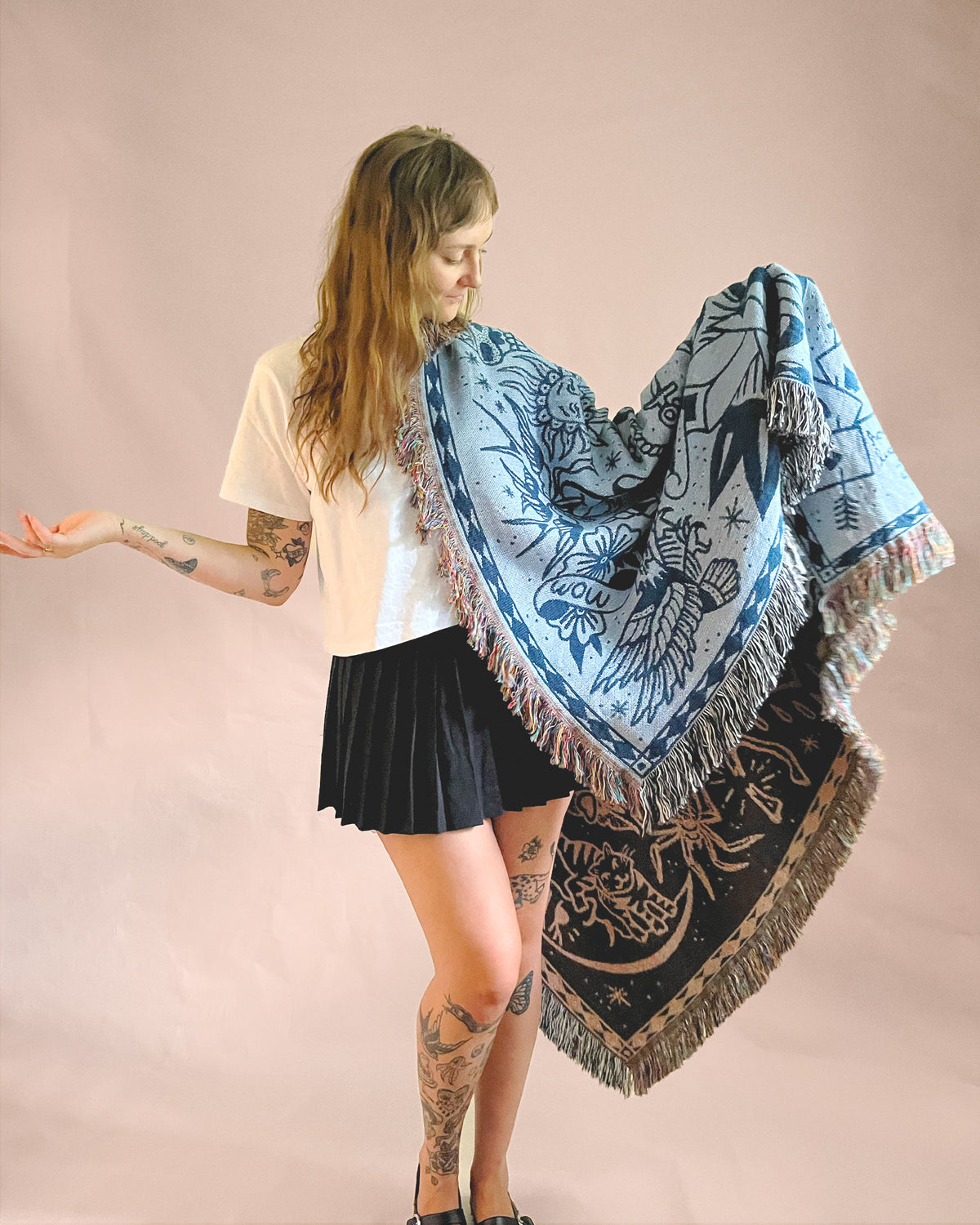 blue trad blanket