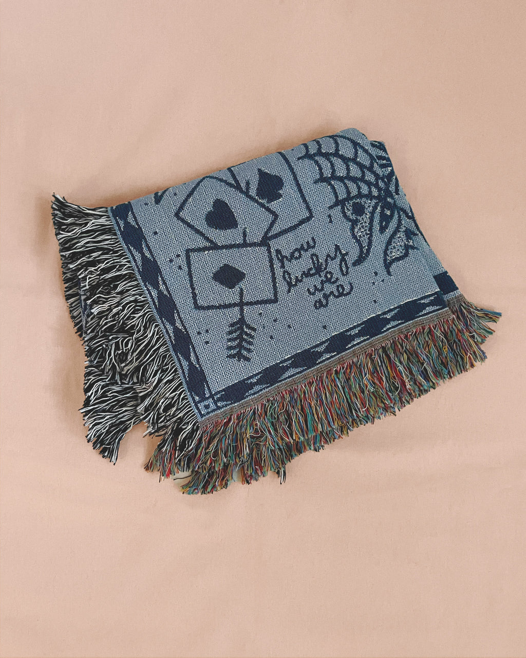 blue trad blanket