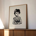 portrait of Maud Wagner art print