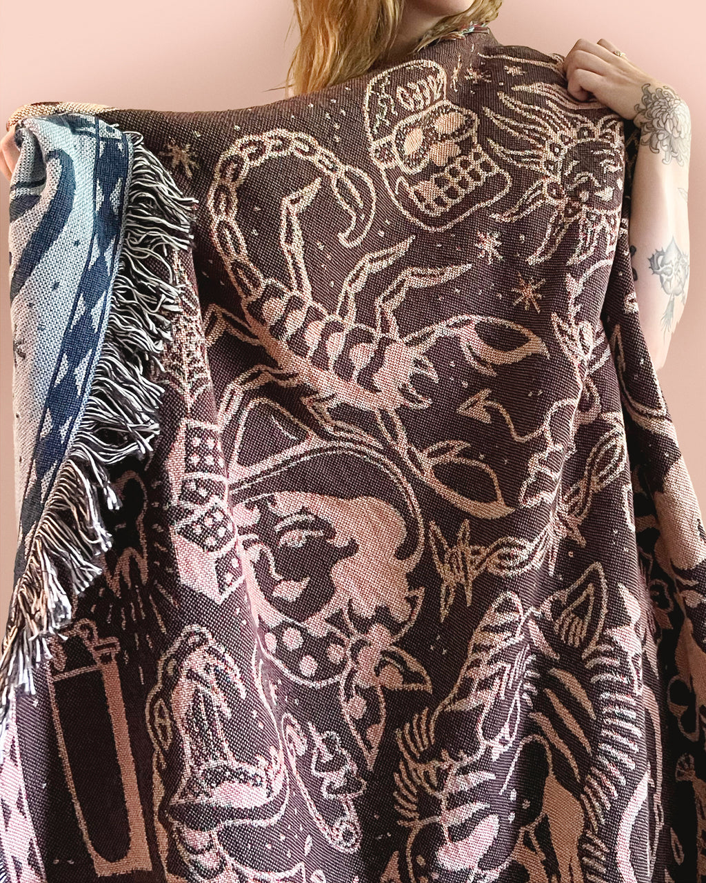 blue trad blanket